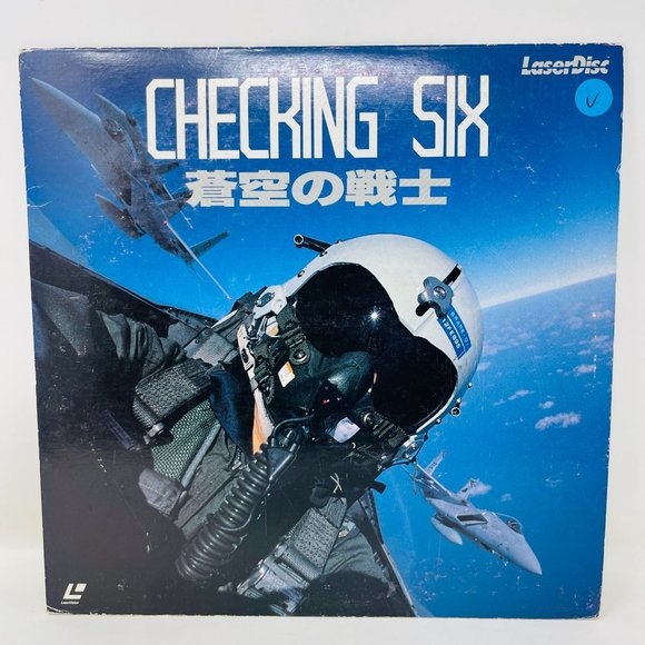 Japanese Laserdisc SS058-6038 Checking‎ Six Fighter Jet F-16 Documentary - Picture 1 of 10